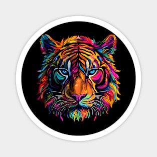 Neon Tiger #3 Magnet